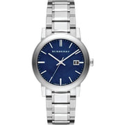 Burberry The City Blue Dial Silver Steel Strap Watch for Men - BU9031