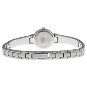 Bulova Crystal Pendant Silver Dial Silver Steel Strap Watch for Women - 96X111