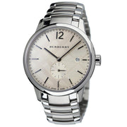 Burberry The Classic Silver Dial Silver Steel Strap Watch for Men - BU10004