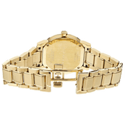 Burberry The City Gold Dial Gold Steel Strap Watch for Women - BU9033