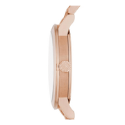 Burberry The City Rose Gold Dial Rose Gold Steel Strap Watch for Women - BU9034