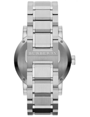 Burberry The City Silver Dial Silver Steel Strap Watch for Men - BU9900