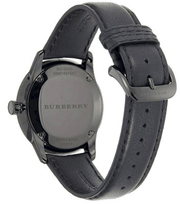 Burberry The Classic Black Dial Black Leather Strap Watch for Men - BU10003