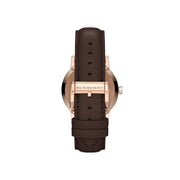 Burberry The City Brown Dial Brown Leather Strap Watch for Men - BU9013