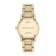 Burberry The City Gold Dial Gold Steel Strap Watch for Women - BU9234