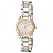Burberry The City Silver Dial Two Tone Steel Strap Watch for Women - BU9205