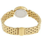 Michael Kors Darci Gold Dial with Diamonds Gold Steel Strap Watch for Women - MK3295