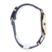 Daniel Wellington Classic Bayswater White Dial Navy Blue NATO Strap Watch For Women - DW00100279