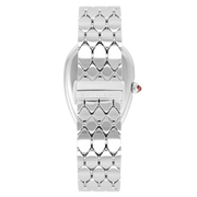 Bvlgari Serpenti Seduttori Quartz White Dial Silver Steel Strap Watch for Women - SERPENTI103141