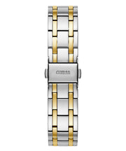 Guess Cosmo Diamonds Silver Dial Two Tone Steel Strap Watch for Women - GW0033L4