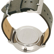 Coach Perry White Dial Grey Leather Strap Watch for Women - 14503155