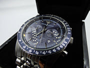 Emporio Armani Sportivo Chronograph Blue Dial Silver Steel Strap Watch For Men - AR6072
