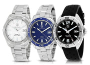 Tag Heuer Aquaracer Quartz Black Dial Black Rubber Strap Watch for Men - WAY1110.FT8021