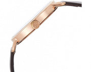 Calvin Klein Even Grey Dial Brown Leather Strap Watch for Women - K7B216G3