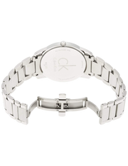 Calvin Klein City Black Dial Silver Steel Strap Watch for Men - K2G21161