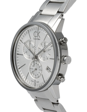 Calvin Klein City White Dial Silver Steel Strap Watch for Men - K2G27146