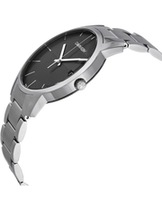 Calvin Klein City Black Dial Silver Steel Strap Watch for Men - K2G2G14C