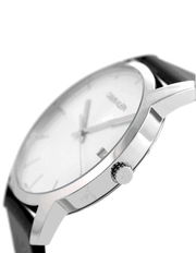 Calvin Klein City Silver Dial Black Steel Strap Watch for Men - K2G2G1CX