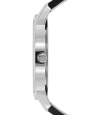 Calvin Klein City Silver Dial Black Steel Strap Watch for Men - K2G2G1CX