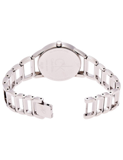 Calvin Klein Stately Black Dial Silver Steel Strap Watch for Women - K3G23121