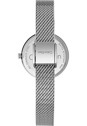 Calvin Klein Authentic Black Dial Silver Mesh Bracelet Watch for Women - K8G23121