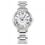 Cartier Ballon Bleu De Cartier Silver Dial Silver Steel Strap Watch for Women - WSBB0044