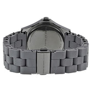 Marc Jacobs Pelly Grey Dial Grey Silicone Strap Watch for Women - MBM2589