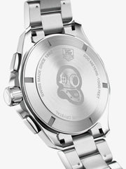 Tag Heuer Aquaracer Chronograph Black Dial Silver Steel Strap Watch for Men - CAY1110.BA0927