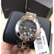 Marc Jacobs Blade Chronograph Grey Dial Two Tone Steel Strap Watch for Women - MBM8583