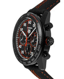 Tag Heuer Carrera Chronograph Porsche Orange Racing 44mm Black Dial Black Nylon Strap Watch for Men - CBN2A1M.FC6526