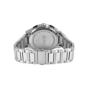 Hugo Boss Peak Chronograph Blue Dial Silver Steel Strap Watch for Men - 1513763