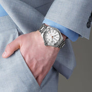 Tag Heuer Aquaracer Calibre 5 Automatic White Dial Silver Steel Strap Watch for Men - WAY2013.BA0927