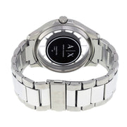 Armani Exchange Hampton Chronograph Blue Dial Silver Steel Strap Watch For Men - AX2178