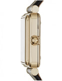 Marc Jacobs Vic Silver Dial Black Leather Strap Watch for Women - MJ1437