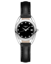 Longines Equestrian Quartz Diamond Black Dial Watch for Women - L6.136.4.57.0