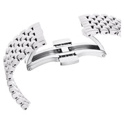Swarovski Certa Crystals Silver Dial Silver Steel Strap Watch for Women - 5673022