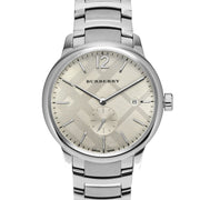 Burberry The Classic Silver Dial Silver Steel Strap Watch for Men - BU10004