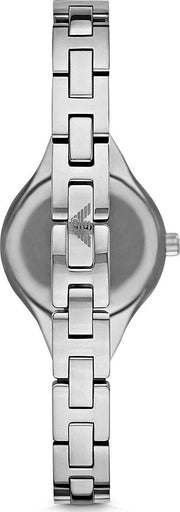 Emporio Armani Quartz Silver Dial Silver Steel Strap Watch For Women - AR7361