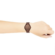 Calvin Klein Minimal Quartz Pink Gold Dial Pink Gold Mesh Bracelet Watch for Men - K3M11TFK