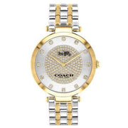 Coach Park Silver Dial Two Tone Steel Strap Watch for Women - 14503645