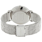 Coach Perry Silver Dial Silver Mesh Bracelet Watch for Women - 14503341