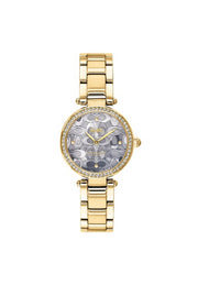 Coach Park Blue Dial Gold Steel Strap Watch for Women - 14503225
