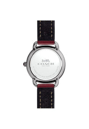 Coach Delancey Black Dial Brown Leather Strap Watch for Women - 14502792