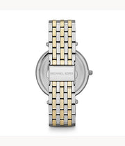 Michael Kors Darci Silver Dial Two Tone Steel Strap Watch for Women - MK3215