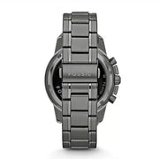 Fossil Dean Chronograph Black Dial Black Steel Strap Watch for Men - FS4721