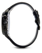 Hugo Boss Driver Chronograph Black Dial Black Leather Strap Watch For Men - HB1513061