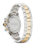 Hugo Boss Ikon Chronograph Silver Dial Two Tone Steel Strap Watch for Men - 1512960