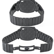 Gucci Grip Quartz Grey Dial Grey Steel Strap Watch For Men - YA157429