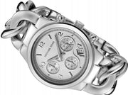 Michael Kors Runway Twist Silver Dial Silver Steel Strap Watch for Women - MK3149