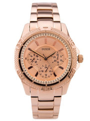 Guess Phantom Mini Rose Gold Dial Rose Gold Steel Strap Watch for Women - W0235L3